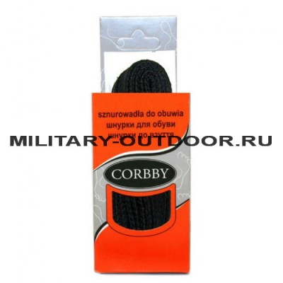 Шнурки Corbby 5209/90cm Black